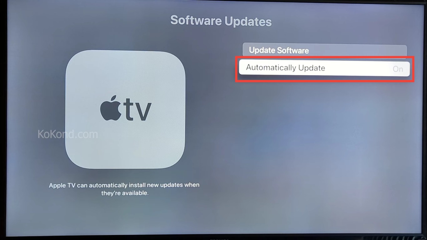 Automatically Updating Your Apple TV